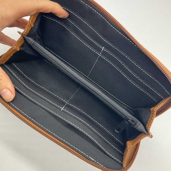 TIGNANELLO BROWN PEBBLE LEATHER WALLET - Picture 3 of 6